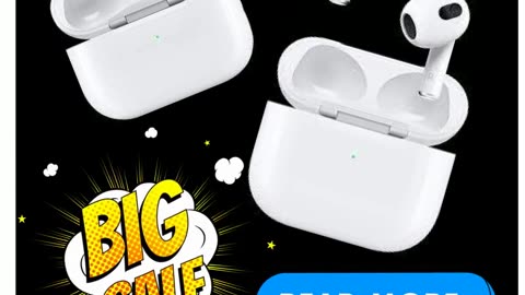 Apple AirPods 3rd Gen - Elevate Your Audio Experience with Wireless Brilliance