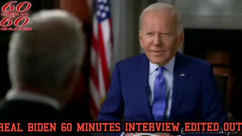 "The Real Joe Biden 60 Minutes Interview, What 60 Minutes Edited Out Video"