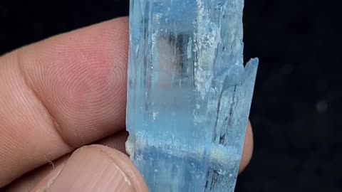 Beautiful Natural Aquamarine Etched Crystal