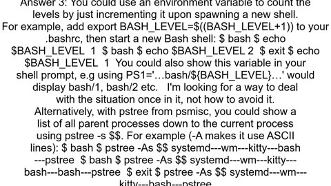 How do I exit from nested shells at the command line without accidentally closingexiting my termina