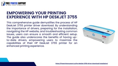 HP DeskJet 3755 Printer Driver Download