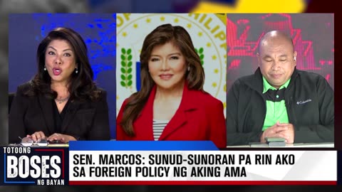 Sen. Marcos: Sunud-sunoran pa rin ako sa foreign policy ng aking ama