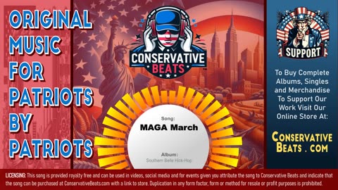 Conservative Beats - Album: Southern Belle Hick-Hop - Single: MAGA March