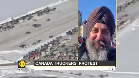 Thousands march on street of Ottawa, Sikh protesters join truckers | World News | WION