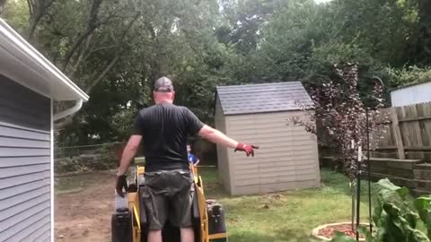 Dave & Ray remove some concrete