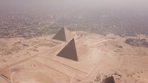 The Pyramids of the Giza in Cairo