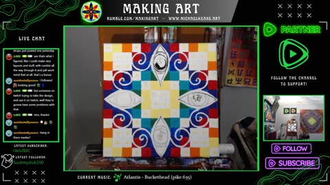 Live Painting - Making Art 2-20-24 - Painting & Chill