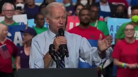 Biden was heckled tonight at a DNC rally by someone yelling, “You stole the election!”