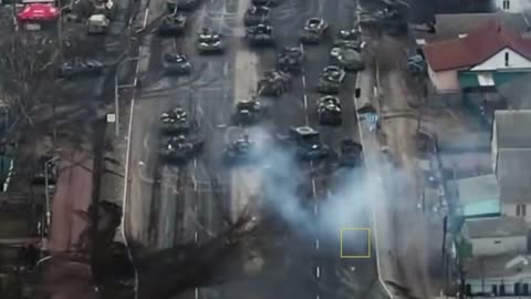 Ukraine War- Dramatic drone footage shows Russian