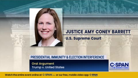 SHORT TAKE: U.S. Supreme Court Oral Argument on Former President Trump's Immunity Claim