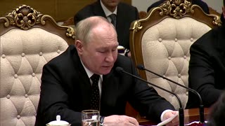 Putin in North Korea: 'Russia is fighting US hegemony'