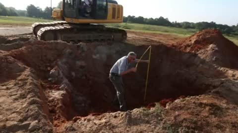 GEORGIA GUIDESTONES TIME CAPSULE IS GONE ! COUNTY ROAD DEPARTMENT DUG UP THE SITE