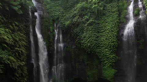 Natural water 💦 falls on mountain 🏔 videos