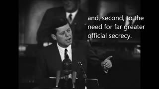 John F. Kennedy Speech: "The President and the Press". April 27, 1961