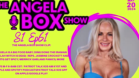 The Angela Box Show - 5.20.24 - Iran Prez Dead; Crockett and MTG Spar; Merrick Garland Panics; MORE