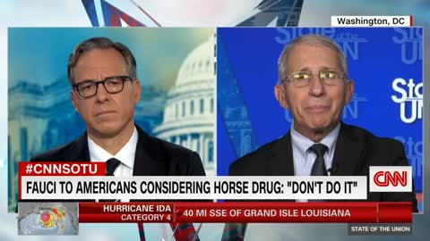 'Don't do it': Dr. Fauci warns against taking Ivermectin to fight Covid-19 on CNN (29 August 2021)