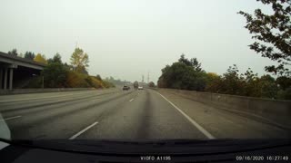 avoiding metal shaft on freeway