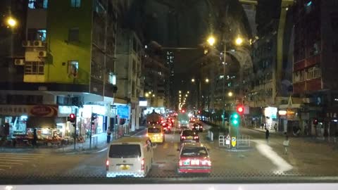 Hongkong road view_Bus #118_Lai Chi Kok Rd-Fr Nathan Rd corner to Wong Chuk Street_20210208