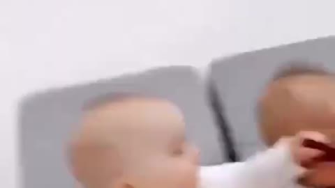 Cute baby crying