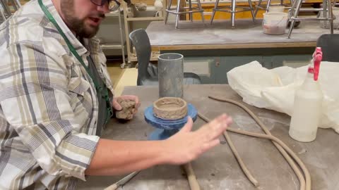 How to make a Coil Pot Lidded Jar Part 1