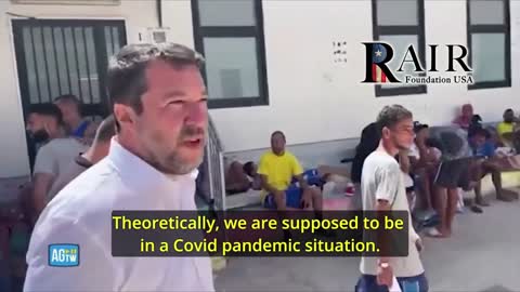 Italy's Salvini Broadcasts the Consquences of EU's Lucrative Migrant Invasion