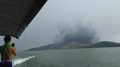 Philippines Taal Volcano Eruption 2021