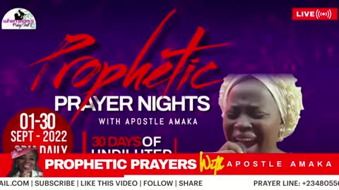 I OVERCOME THEM ALL🔥| PROPHETIC PRAYERS LIVE WITH APOSTLE AMAKA