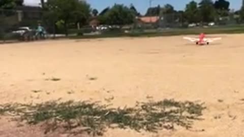 RC Plane Crashes On Its First Flight