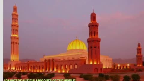 10 Most beautiful mosques of the world