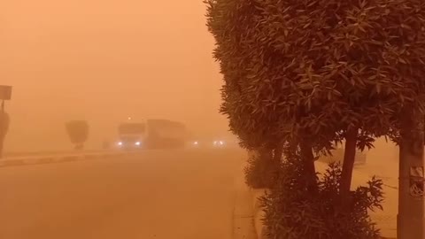 Dust storm in Iraq again