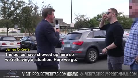James O'Keefe of Project Veritas Gets Ejected and Threatened by Police - Jeremy Boland