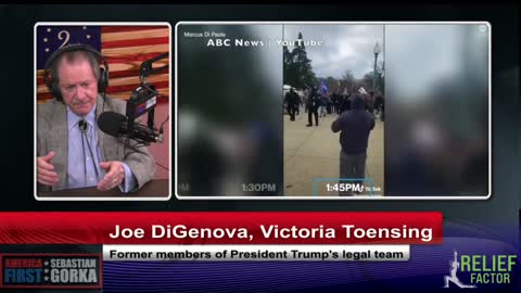 There was no January 6th insurrection. Joe DiGenova and Victoria Toensing with Sebastian Gorka