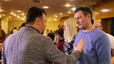 Prayer Therapy (molitvena terapija) by pastor Kaysharov, after evangelization