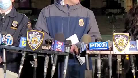 NYPD Commissioner Shea Updates the Media on a Police Involved Shooting Outside Manhattan Church