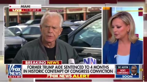 Biden's UNJUSTICE Department jails Peter Navarro.