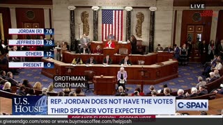 Live - Vote for House Speaker - Day 2