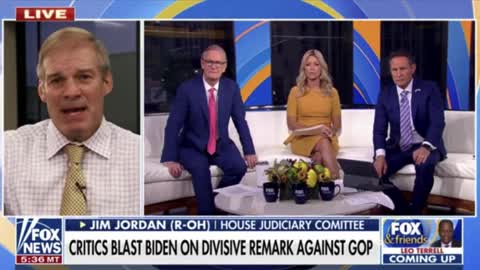 Jim Jordan Reveals Real Reason Joe Biden Is Trying To Vilify Trump 'MAGA' Republicans