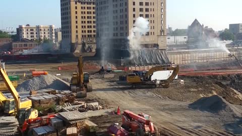 Park Avenue Hotel implosion