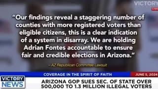 Arizona GOP Files Lawsuit After Discovering Over 500,000 Illegal Voters on the State’s Voter Rolls