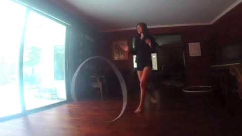 Is it possible to do yoga while hula hooping?