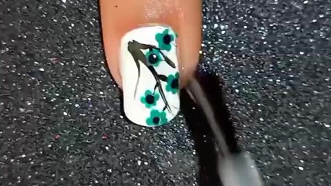 Easy Flower🌺Nail art #beginners #shorts #cuteart #trending