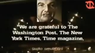 Rockefeller’s 1991 leaked speech will give you the chills.