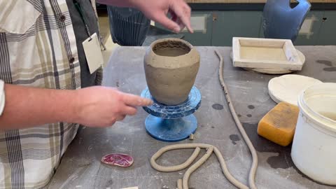 How to make a Coil Pot Lidded Jar Part 2
