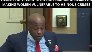 "WOMEN'S LAST LINE OF DEFENSE!" - Wesley Hunt Erupts On Gun-Grabbing Dems