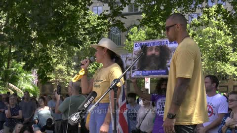 Frank & Taylor Winterstein - Millions March - Sydney - 20th February 2021