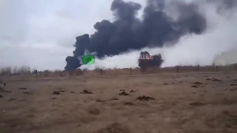 Ukrainian MiG-29 Takes Off During Russian Bombing