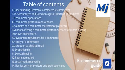 The Future of Ecommerce in 2021:Trends - E Commerce (Table of Contents)