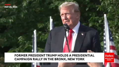 FULL RALLY: Former President Trump Holds Campaign Event In The Bronx, New York