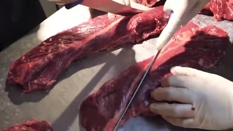 The Slicing Method Of Beef