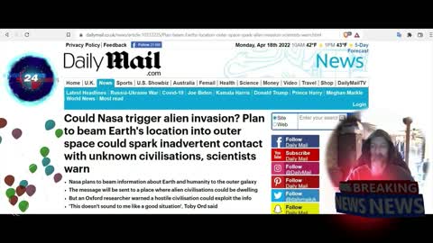 NASA IS GOING TO CONTACT THE ALIENS, WINK WINK, GET YOUR POPCORN READY FOR THE NEXT SHOW